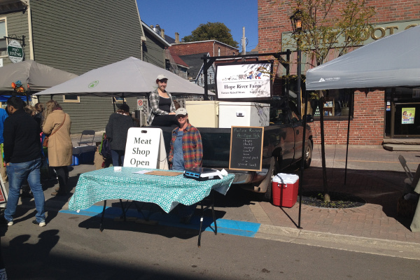 Farm store at Farm Day in the City